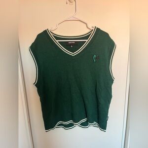 ENHYPEN DILEMMA KNIT VEST GREEN Uniform Weverse Shop Free Size Used